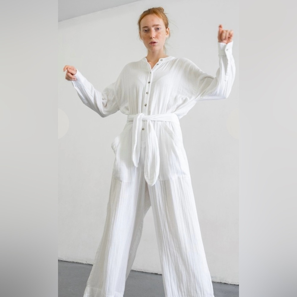 Mara Hoffman Organic Cotton Gauze Jumpsuit - Picture 4 of 16